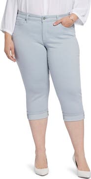 NYDJ Marilyn Cool Embrace® Cuff Crop Straight Leg Jeans