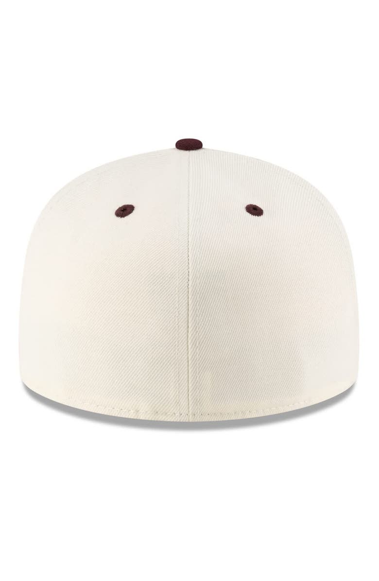 New Era Men's New Era Cream/Maroon Texas A&M Aggies On-Field 59FIFTY Fitted Hat, Alternate, color, 
