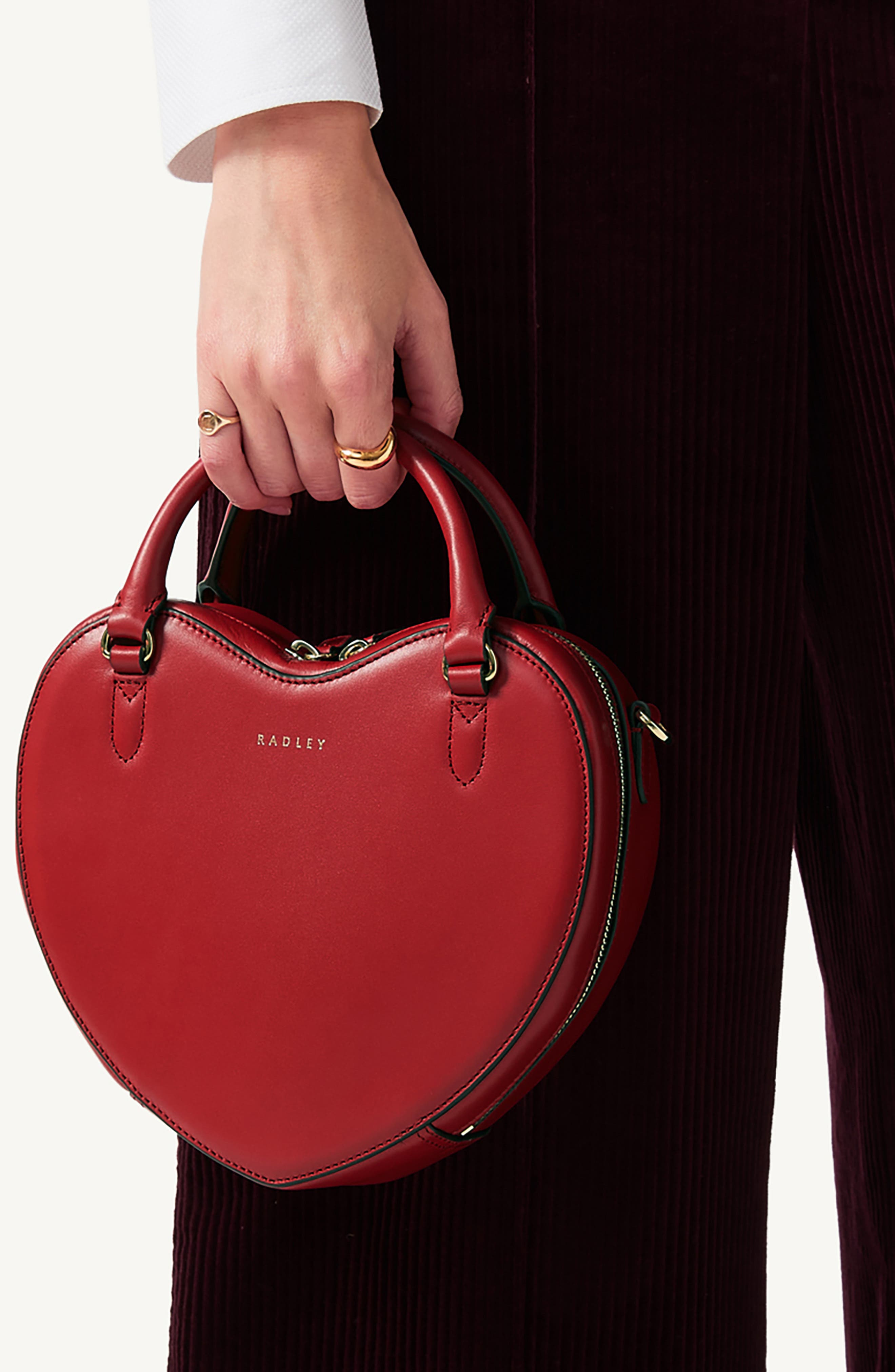 Radley Small Valentine's Crossbody Bag, Alternate, color, Crimson