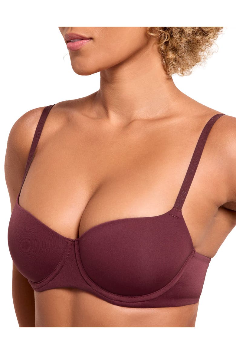 Sissel Contour Balconette Bra, Alternate, color, Dark purple