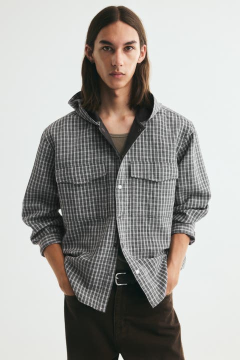 Hooded Cotton Overshirt