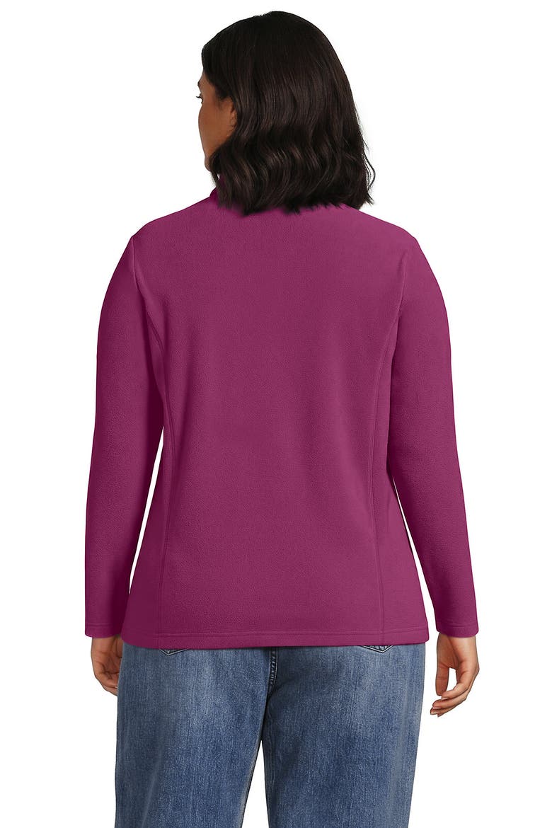 Anyweather Fleece Quarter Zip Pullover, Alternate, color, Light Raspberry/Burgundy