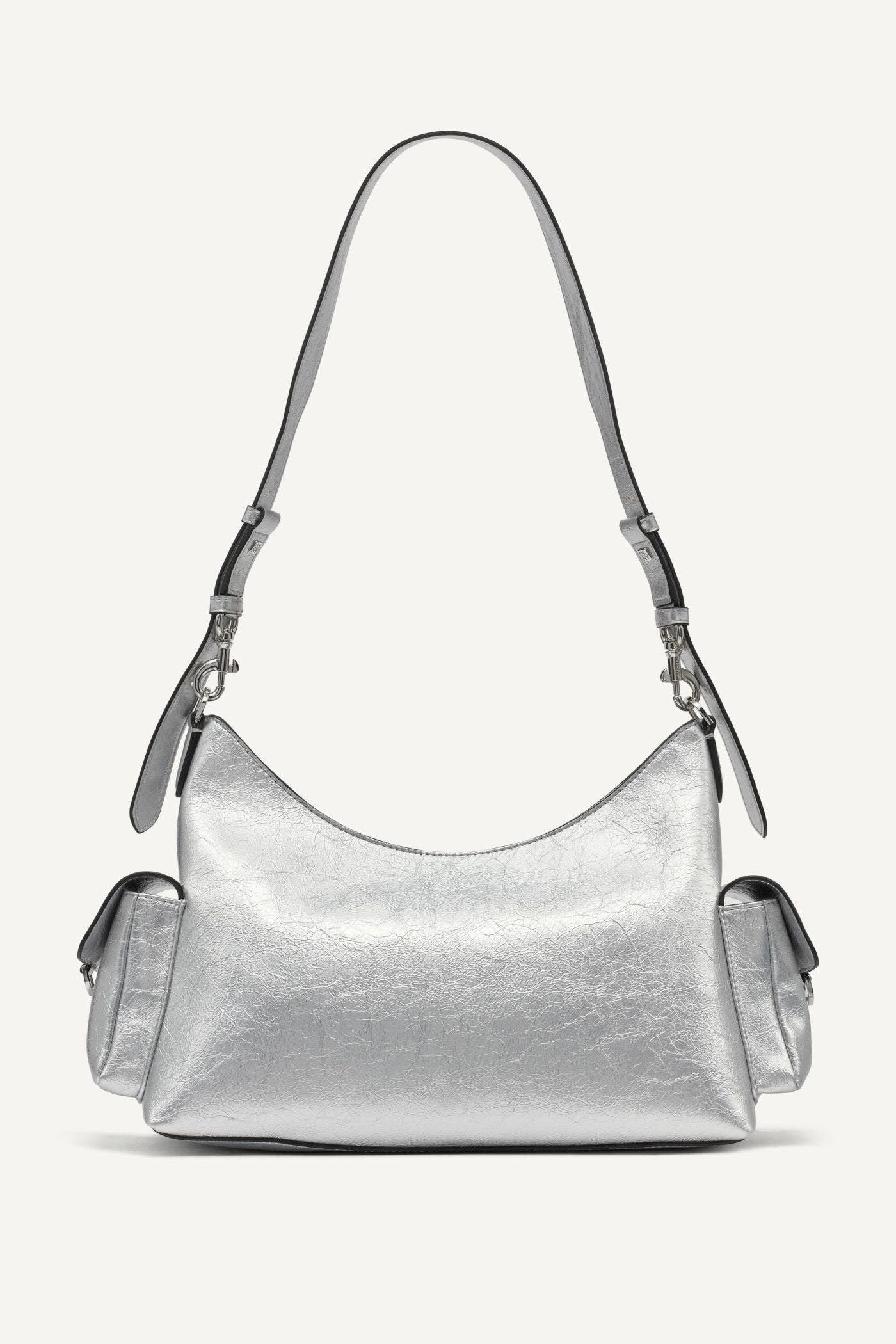 DKNY Freda Large Shoulder Bag, Alternate, color, Silver