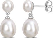 DELMAR Cultured Freshwater Pearl Earrings