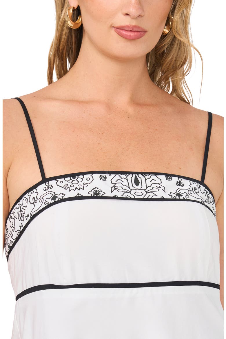 Square Neck Cotton Dress, Alternate, color, RICH BLACK