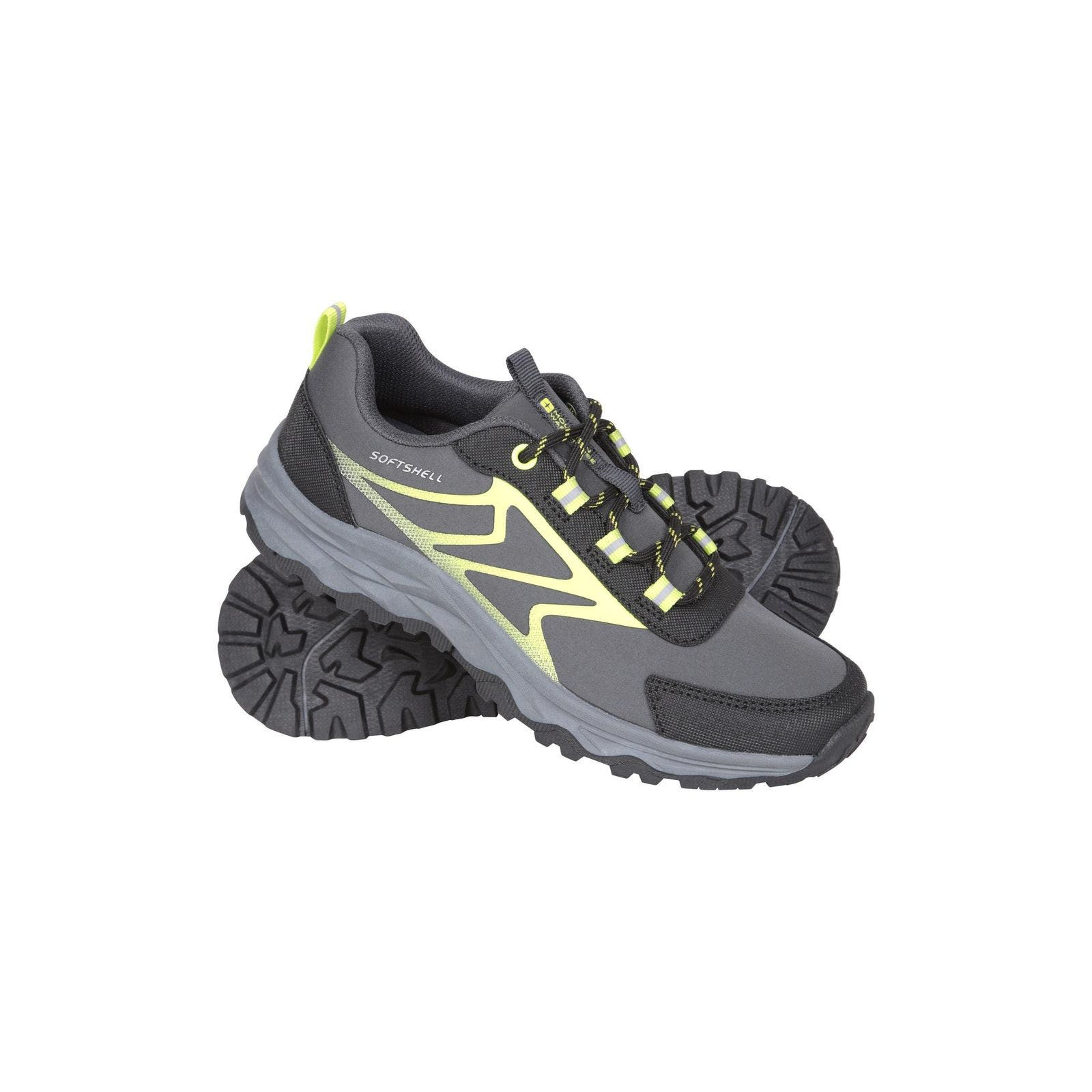 Childrens/kids Softshell Walking Shoes, Alternate, color, Green