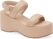 Chocolat Blu Kande Slingback Platform Wedge Sandal