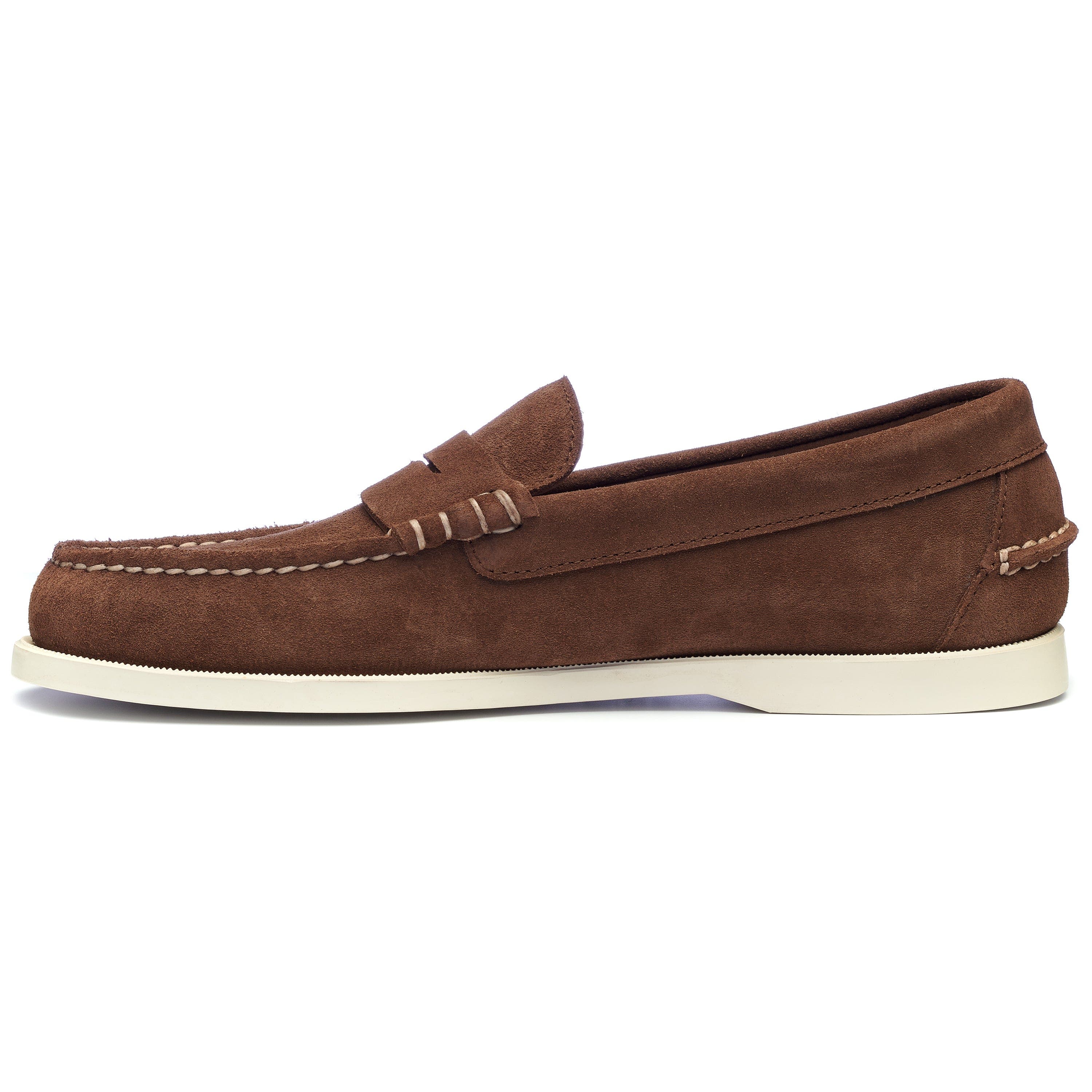 Sebago Dan Roughout Boat Shoes, Alternate, color, Dk Brown