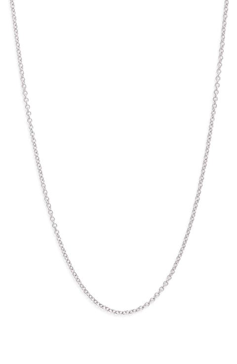 Sterling Silver Chain Necklace