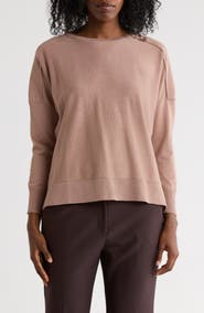 Adrianna Papell Drop Shoulder Tunic Sweater