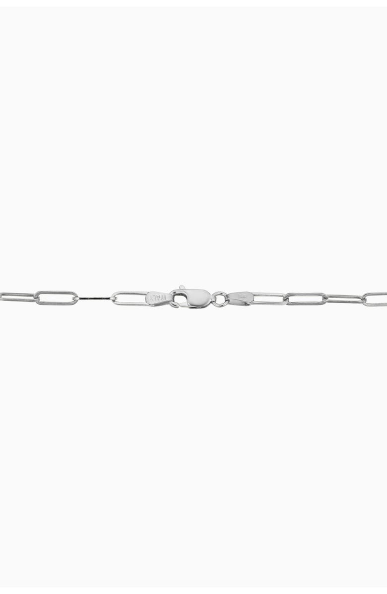 Oradina 14K Gold Venice Link Bracelet, Alternate, color, White Gold