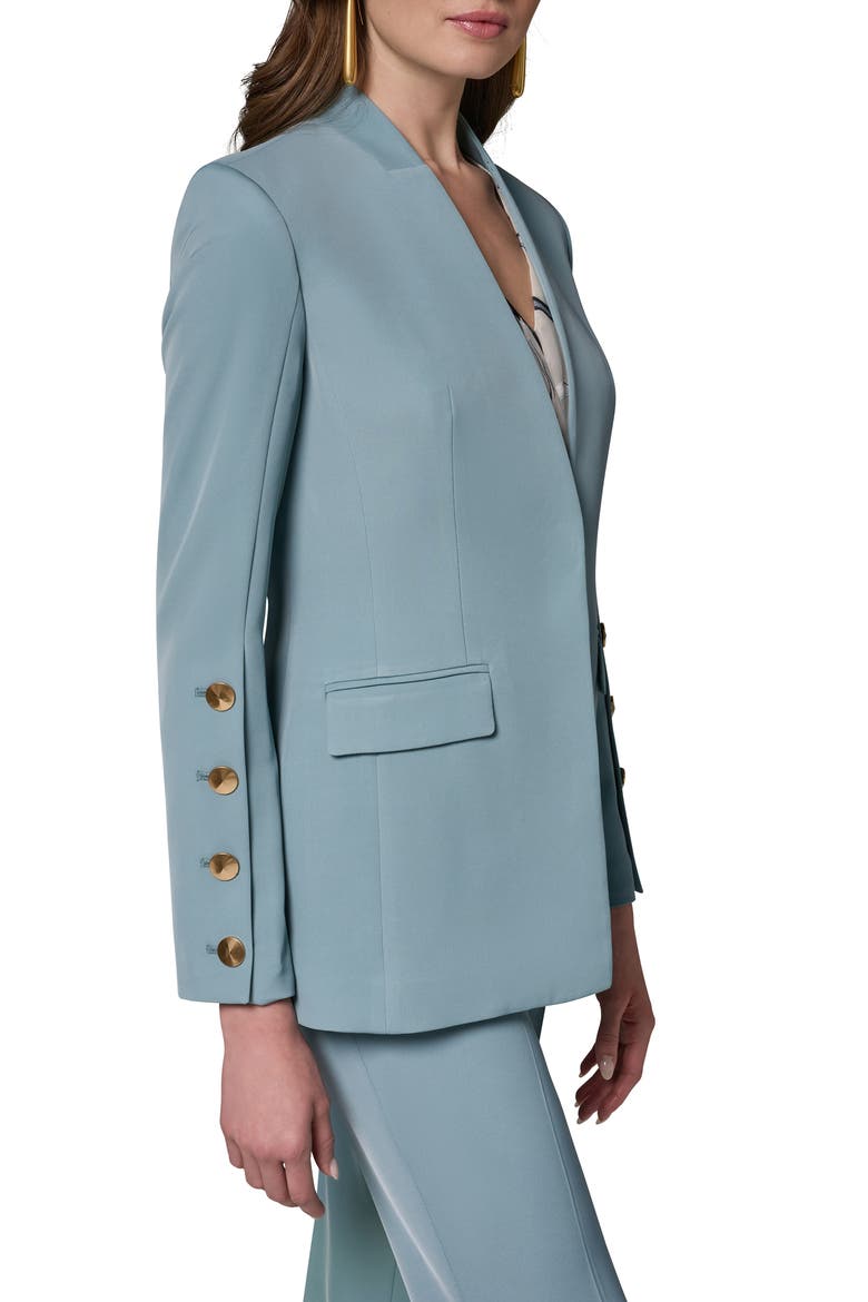 Collarless Jacket, Alternate, color, WATERLILY