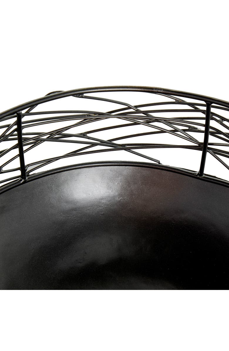 VIVIAN LUNE HOME Set of 2 Metal Decorative Bowls, Alternate, color, 