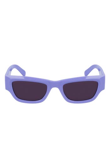 Karl Lagerfeld 52mm Rectangular Sunglasses