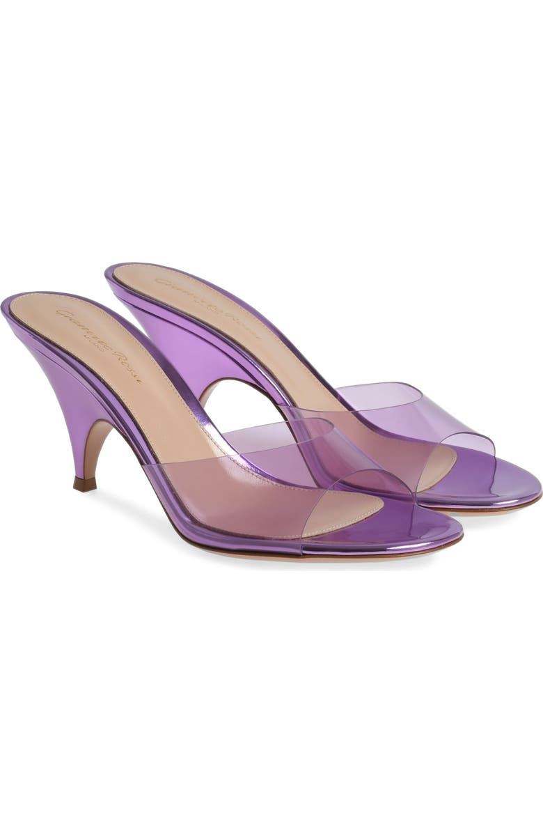Gianvito Rossi Sofia Mule 70 Mules, Alternate, color, Purple Tpu