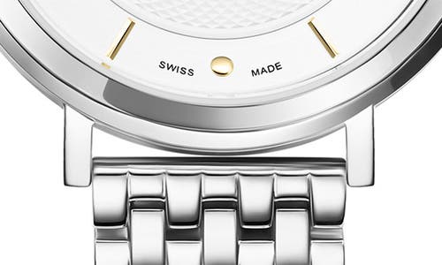 Ferragamo Minuetto Bracelet Watch, 36mm In Silver