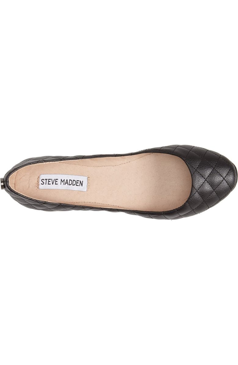 Steve Madden 'Kwiltt' Quilted Ballet Flat, Alternate, color,