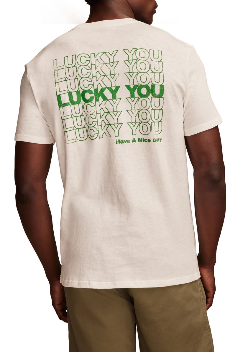 Lucky Brand Lucky You Cotton Graphic T-Shirt, Alternate, color, 