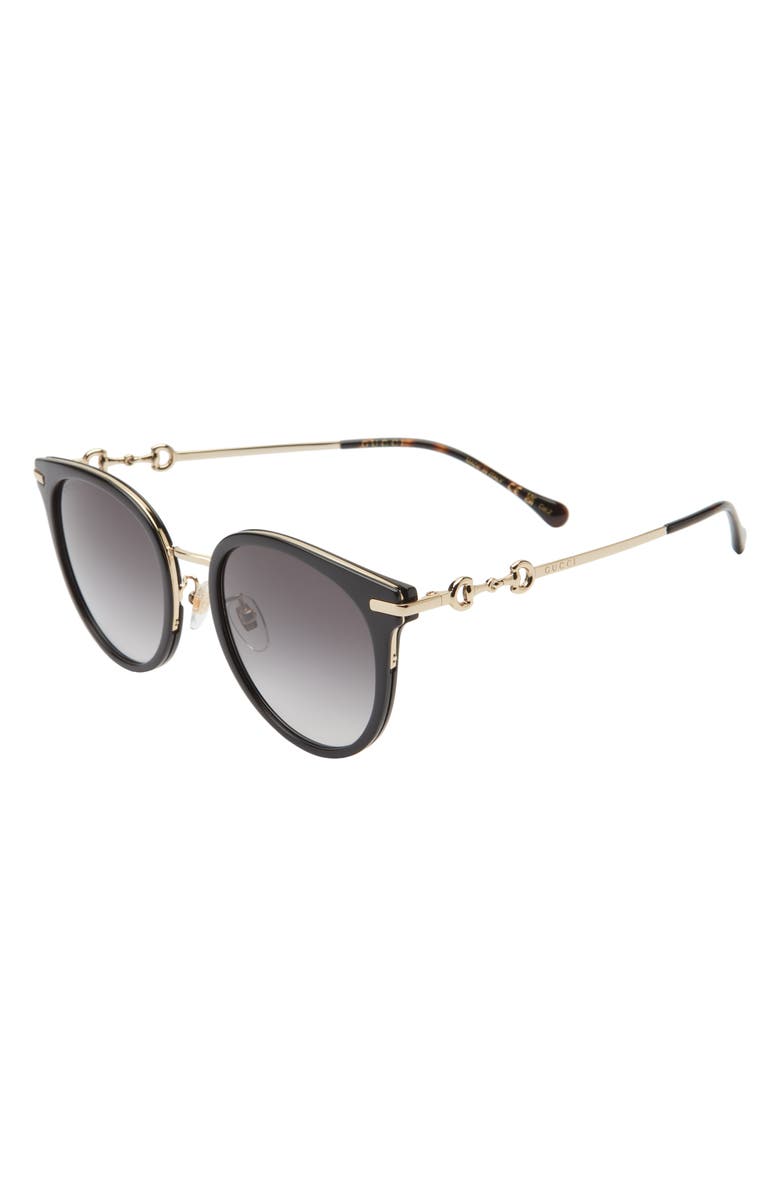 Gucci 56mm Round Sunglasses, Alternate, color,