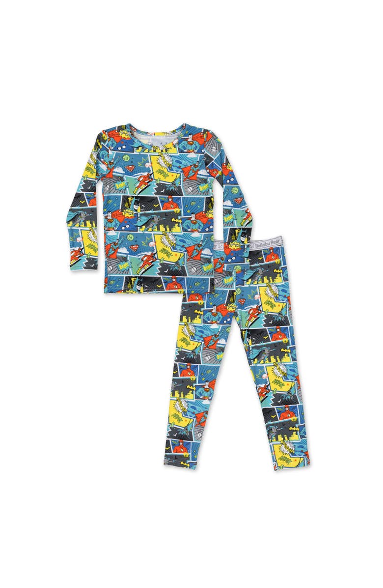 Bellabu Bear Kids' Justice League Hero Set of 2 Piece Pajamas, Main, color, Justice League Hero