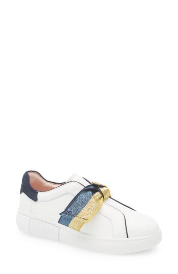 Kate Spade New York Lexi Glitter Ribbon Sneaker