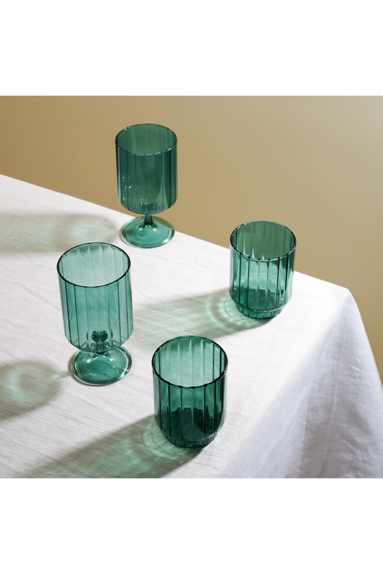 Malachite Optic Tumblers Set of 2, Alternate, color, Green