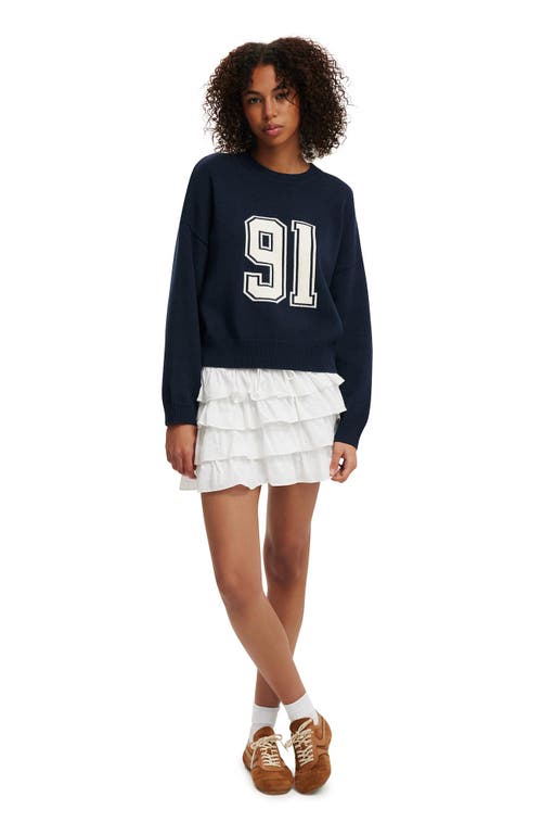 Cotton On Cotton Crew Neck Sweater In Blue
