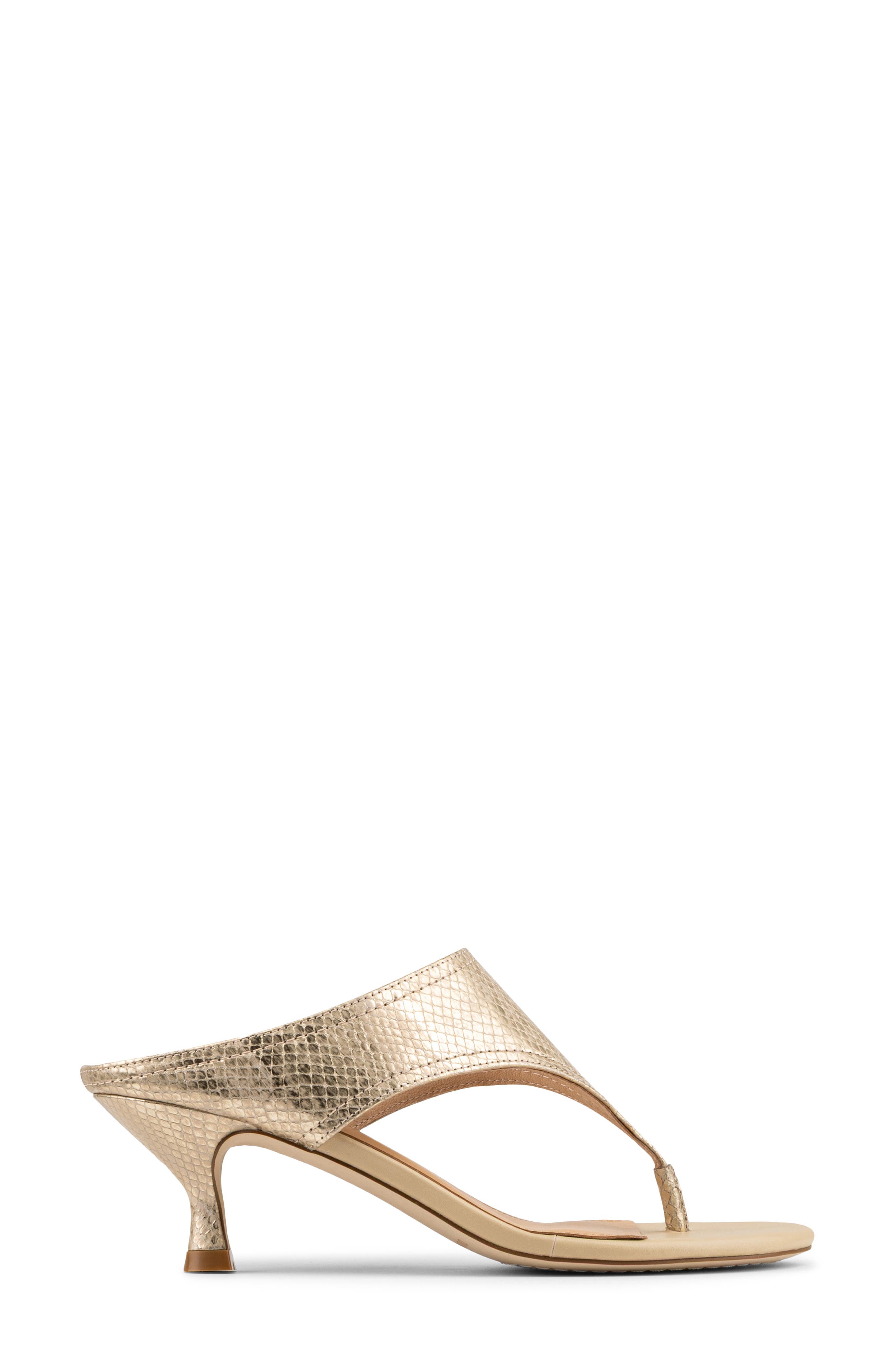 Lucynda Kitten Heel Flip Flop, Alternate, color, PLATINO