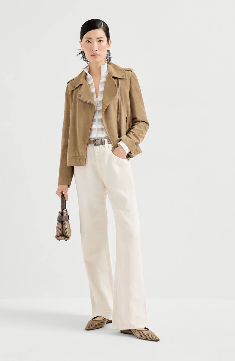 Brunello Cucinelli Cotton cardigan, Alternate, color, Beige