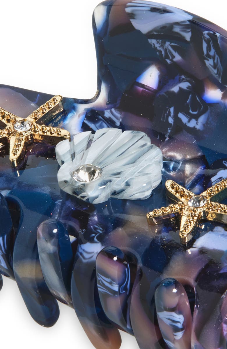 Lele Sadoughi Mini Sea Life Claw Clip, Alternate, color, 