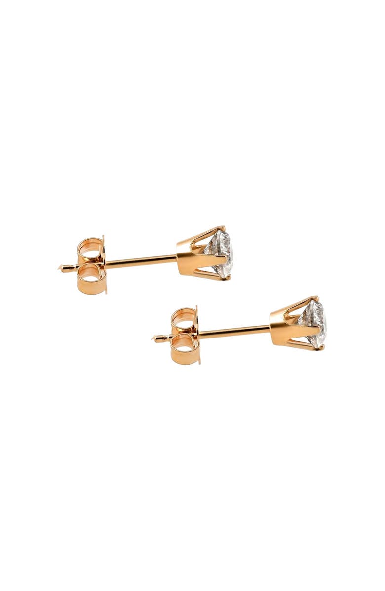 Bliss Diamond 1 Carat (ctw) Diamond Studs in 14k or Gold Lab Grown, Alternate, color, 14K Yellow Gold