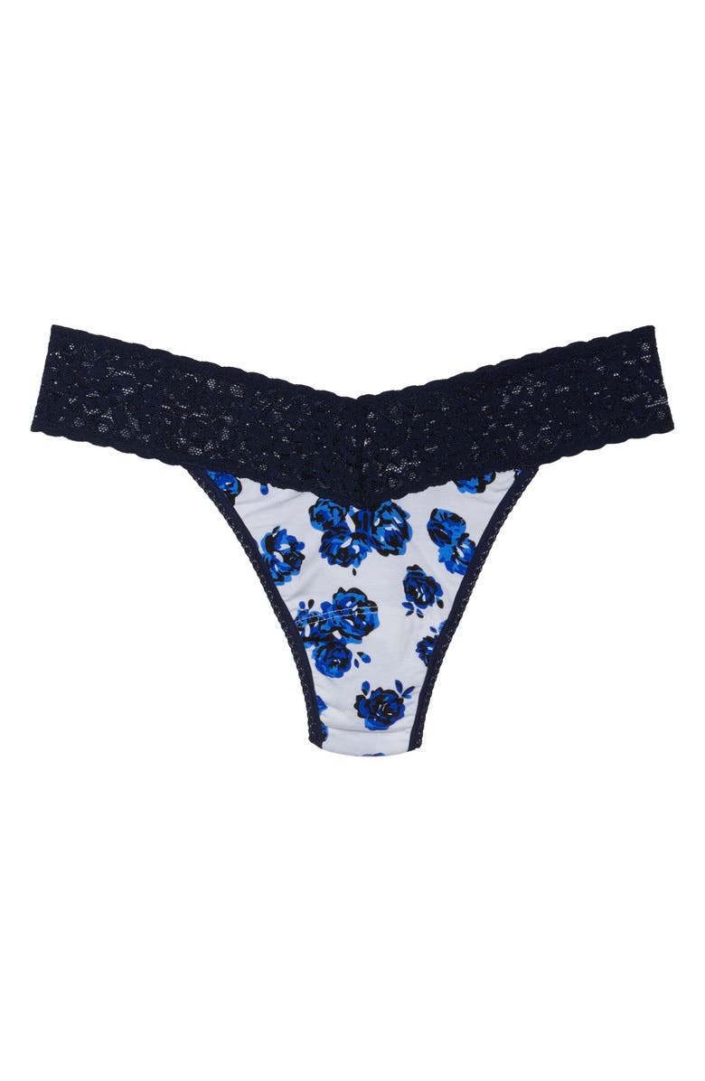 Hanky Panky Teacup Rose Original Rise Thong, Alternate, color,