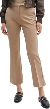 MANGO Flare Leg Ankle Pants