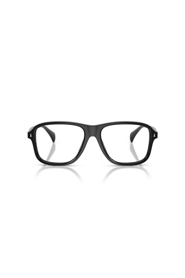 56mm Rectangle optical glasses, Alternate, color, Black