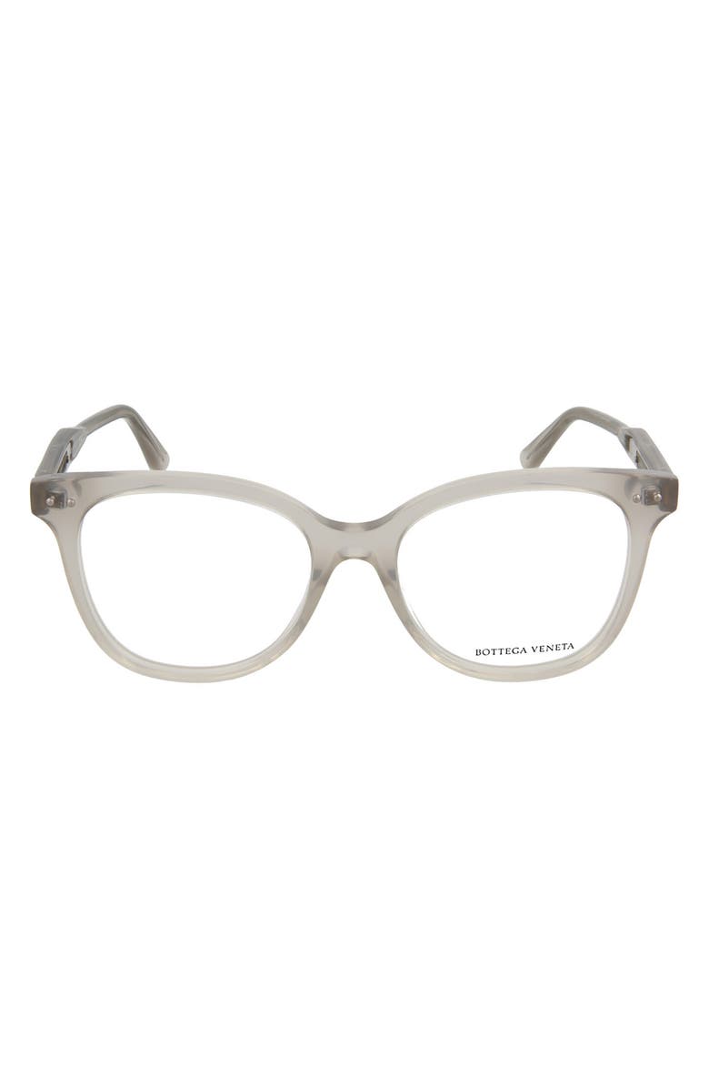 Bottega Veneta 50mm Round Oval Optical Frames, Main, color,