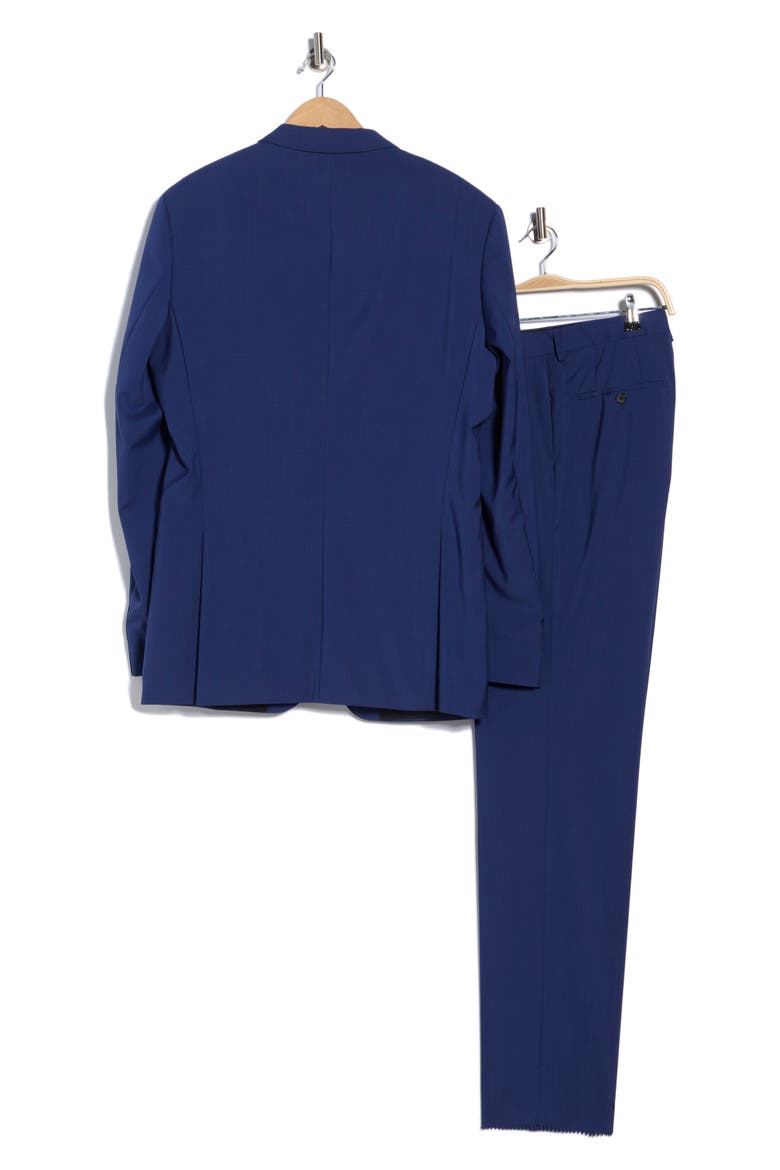 Huge Solid Wool Suit, Alternate, color, NAVY