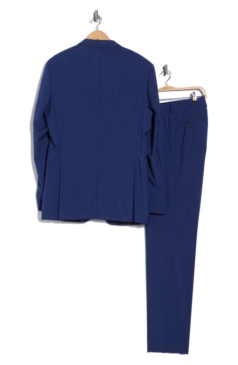 BOSS Huge Solid Wool Suit, Alternate, color, Navy