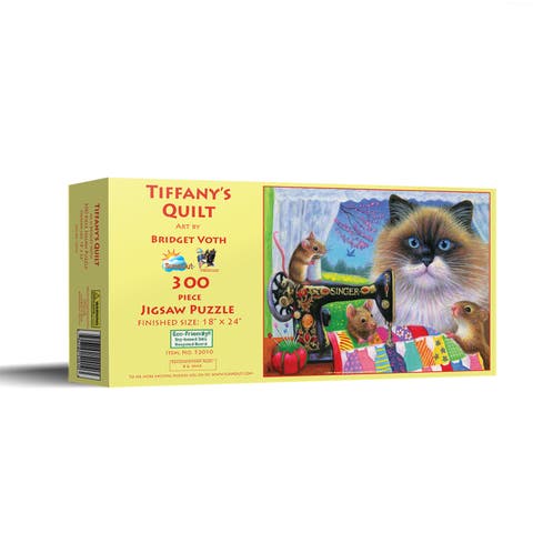 Tiffany's Quilt 300 piece Jigsaw Puzzle for Adults