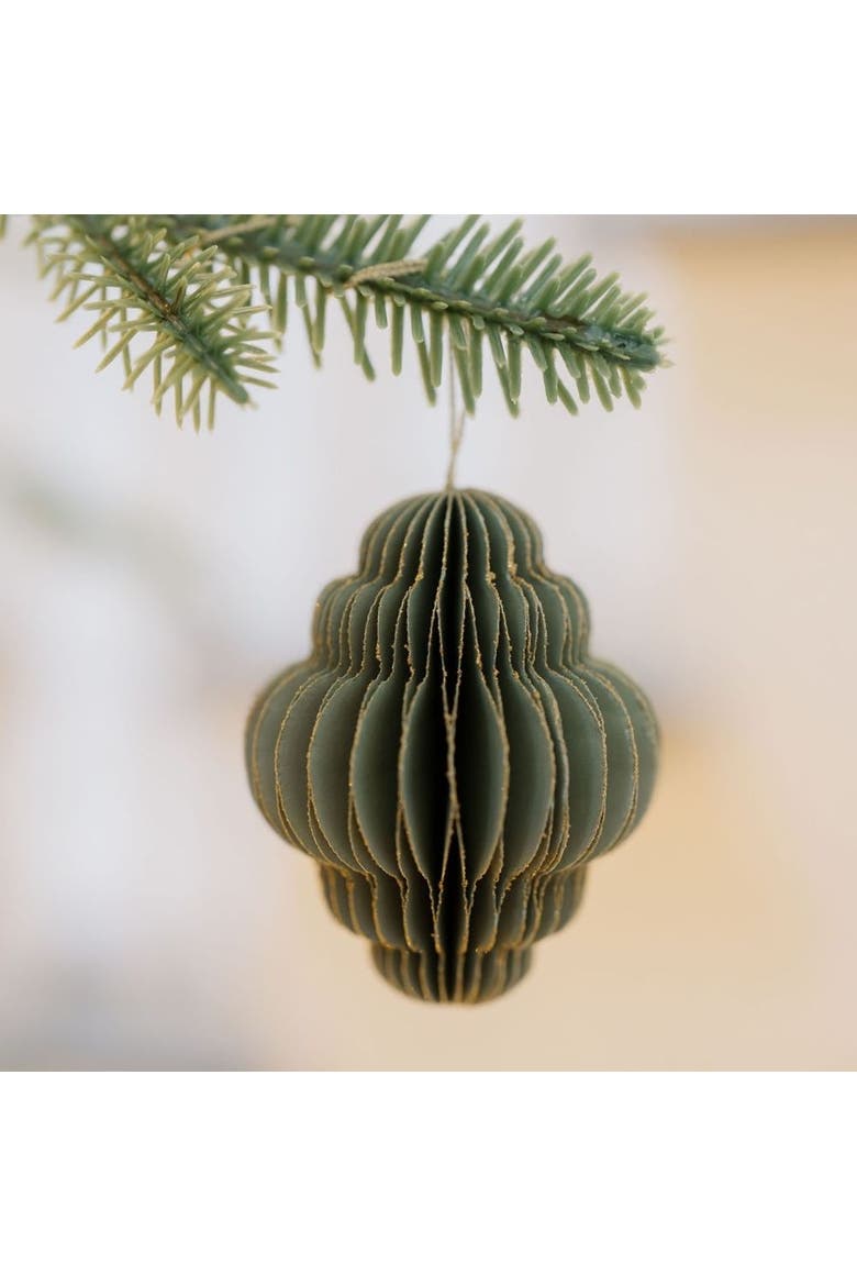 3" Paper Honeycomb Assorted Ornament, Alternate, color, Holiday