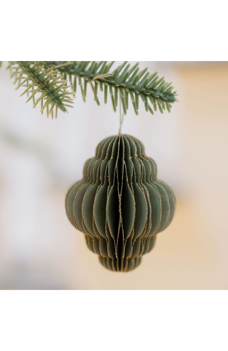 CG Hunter 3" Paper Honeycomb Assorted Ornament, Alternate, color, Holiday