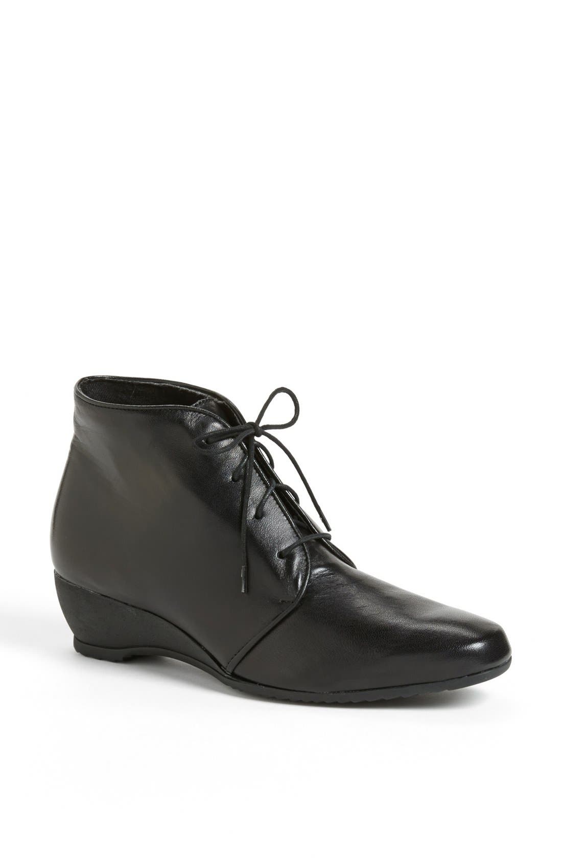 'Kara' Boot, Main, color, BLACK LEATHER