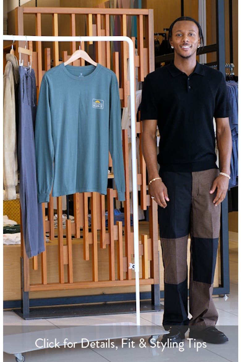 Earth Sea Long Sleeve Cotton Graphic T-Shirt video