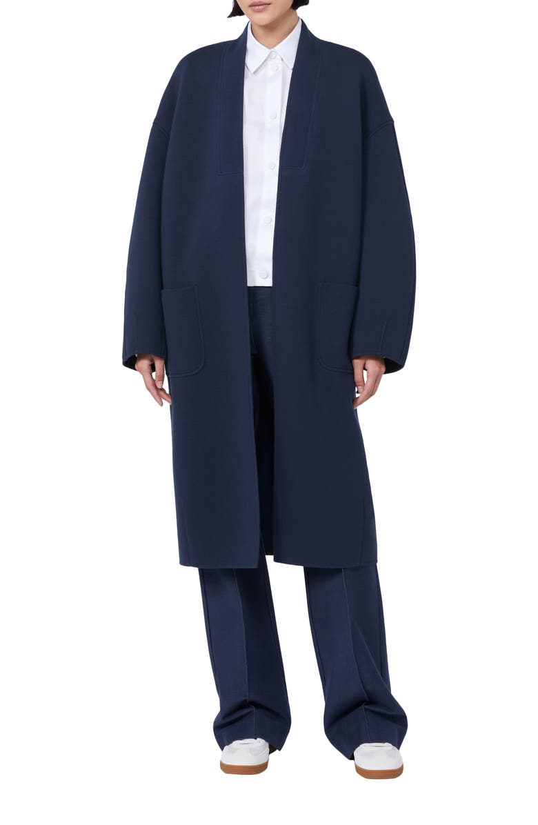 MM by Max Mara Diletta Tie Waist Jacket, Alternate, color, Ultramarine