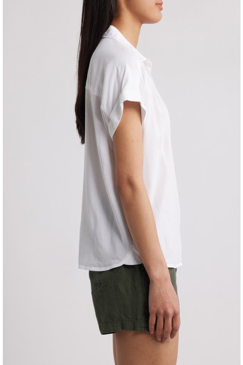 Dara Button-Up Shirt, Alternate, color, WHITE