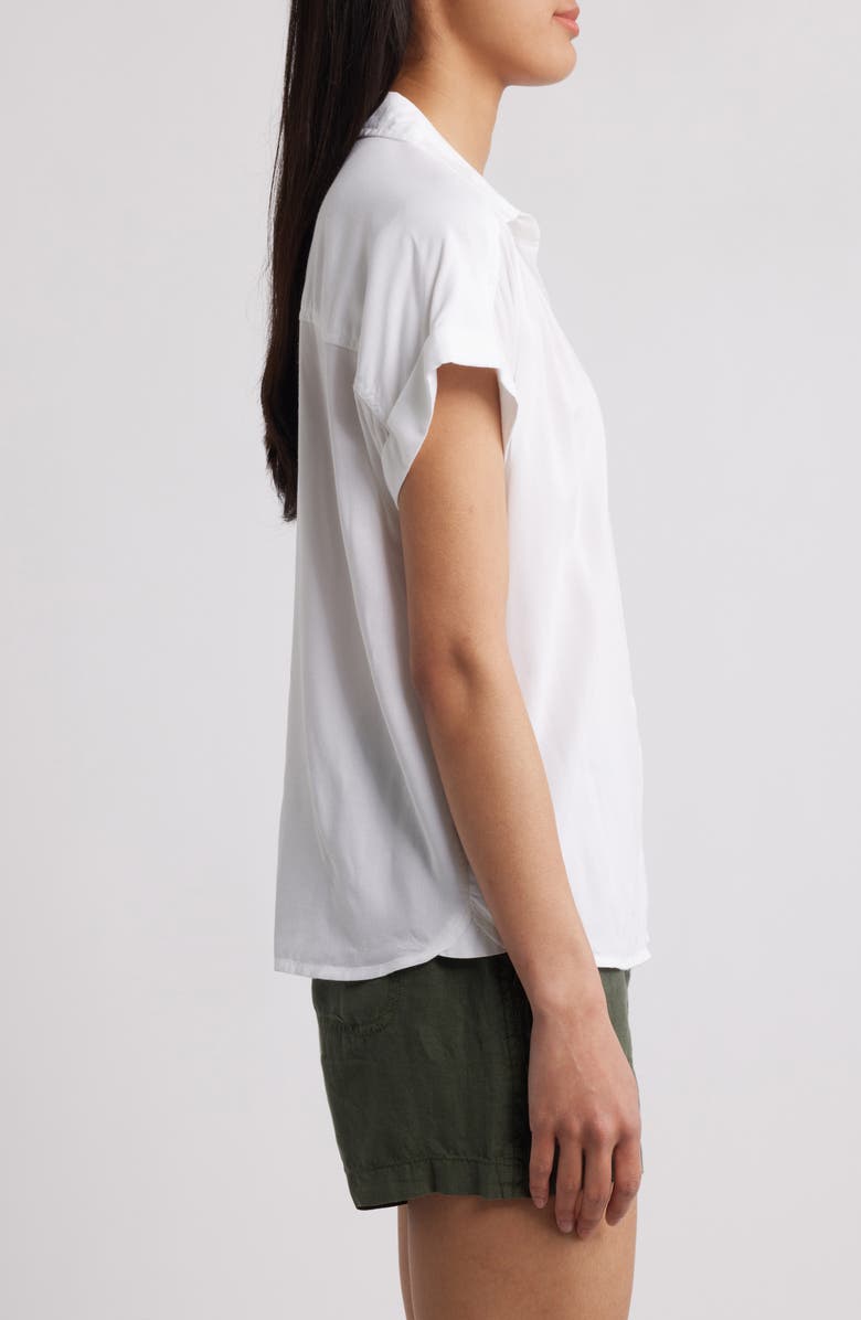 beachlunchlounge Dara Button-Up Shirt, Alternate, color, White