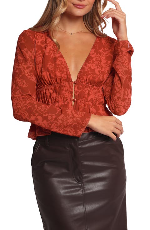 Monica Floral Long Sleeve Top