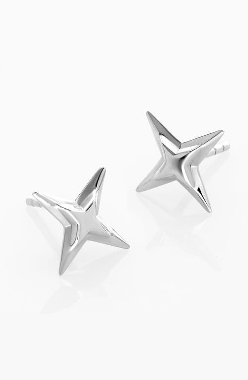 Oak & Luna Northern Star Stud Earrings in Sterling Silver  product