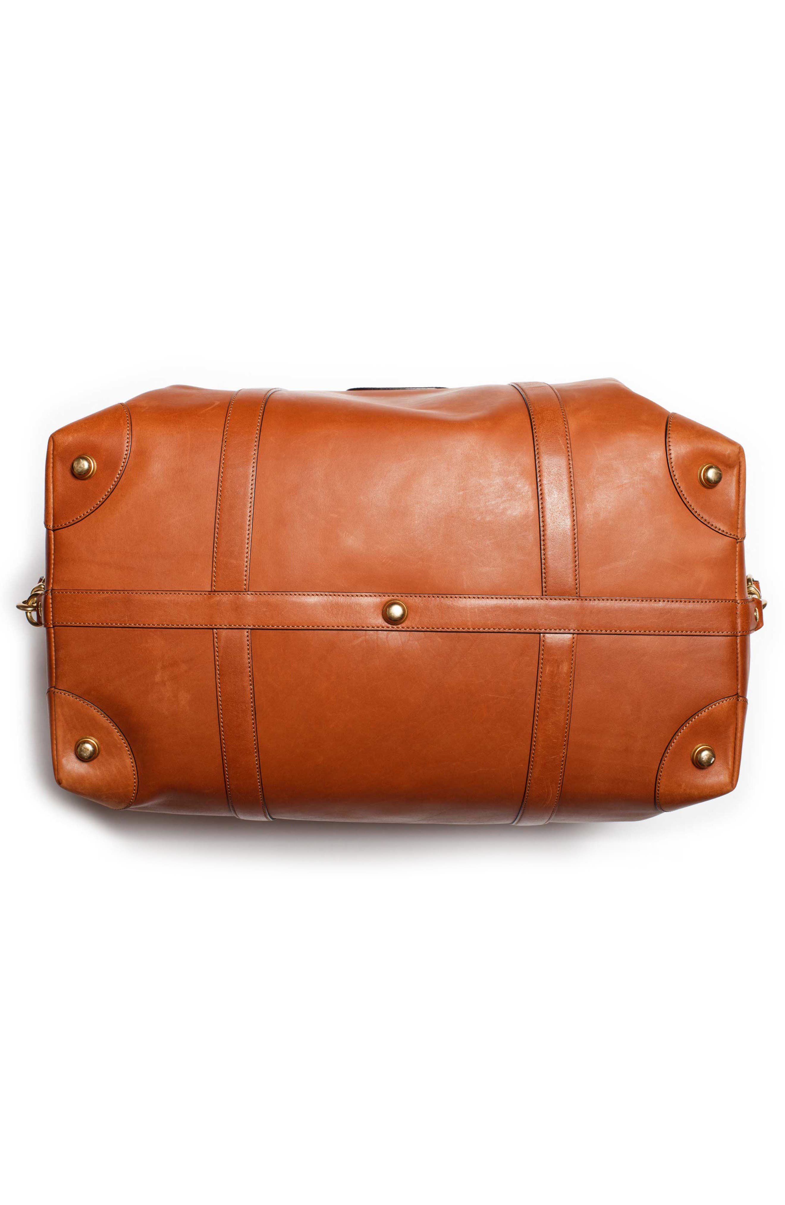 Ghurka Cavalier II Leather Duffel Bag, Alternate, color, 