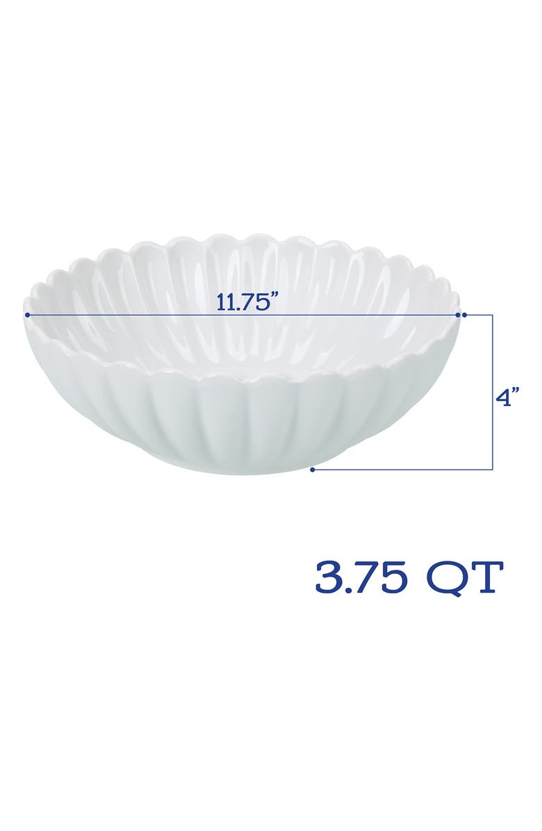 BIA Cordon Bleu Set of 2 Petal Serving Bowls, Alternate, color, White