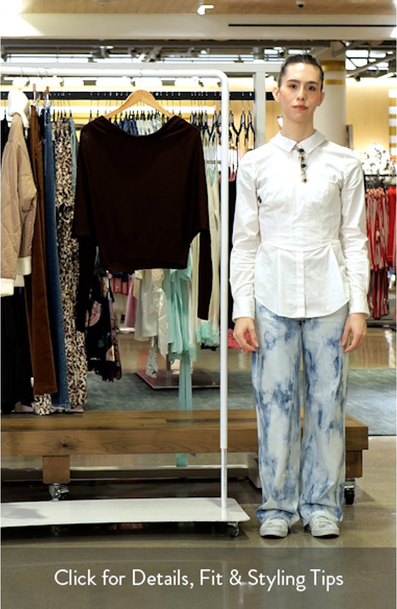 Ridley Dolman Sleeve Crop Sweater, sales video thumbnail